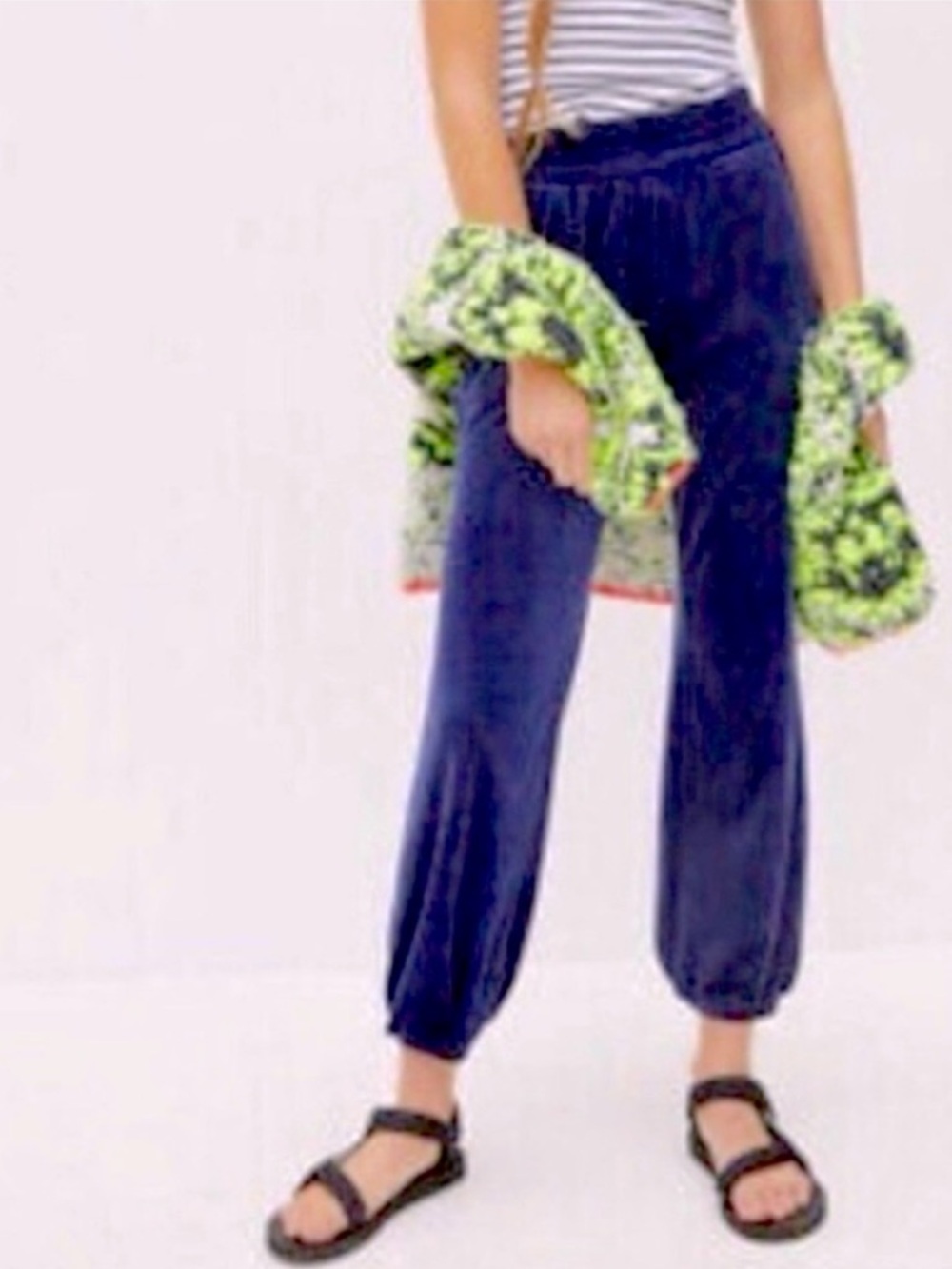 Anthropologie Velour Jamie Joggers